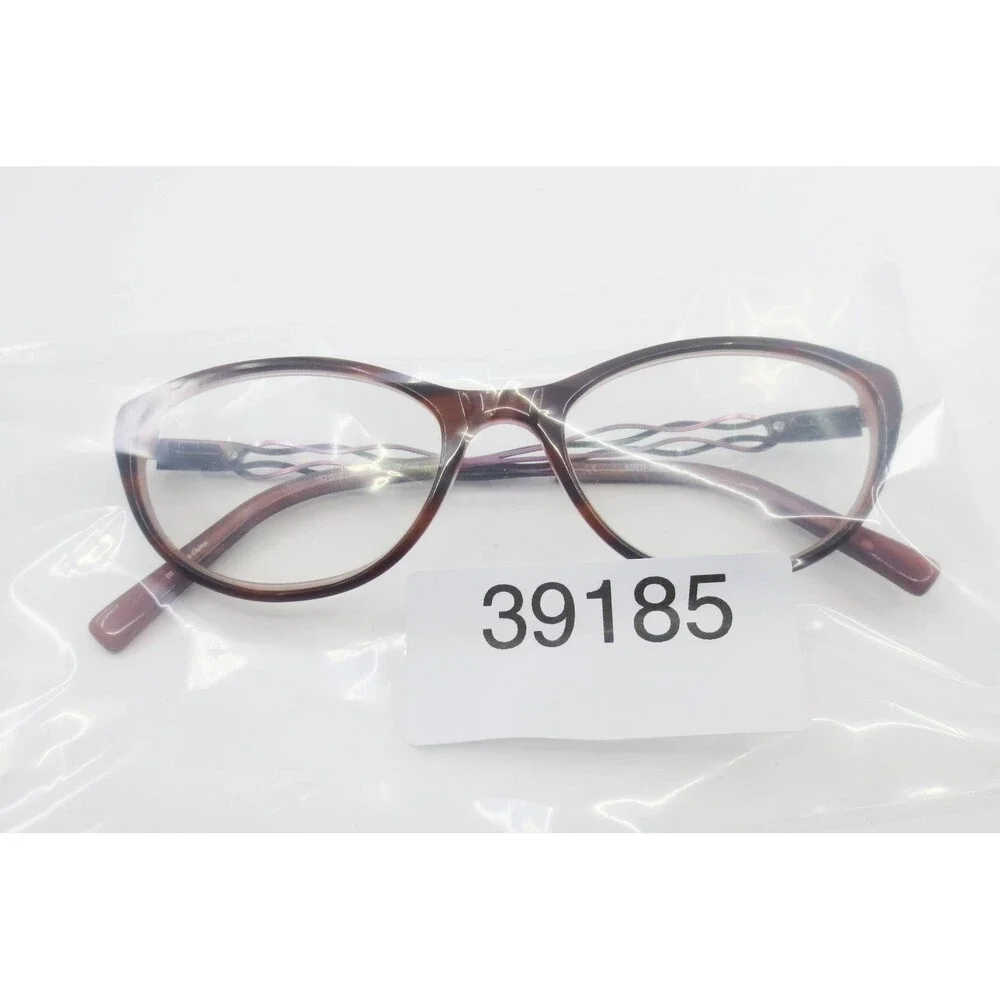 Harley-Davidson HD 513 DPK Dark Pink Brown Cat Eye Eyeglass Frames 51-17-135